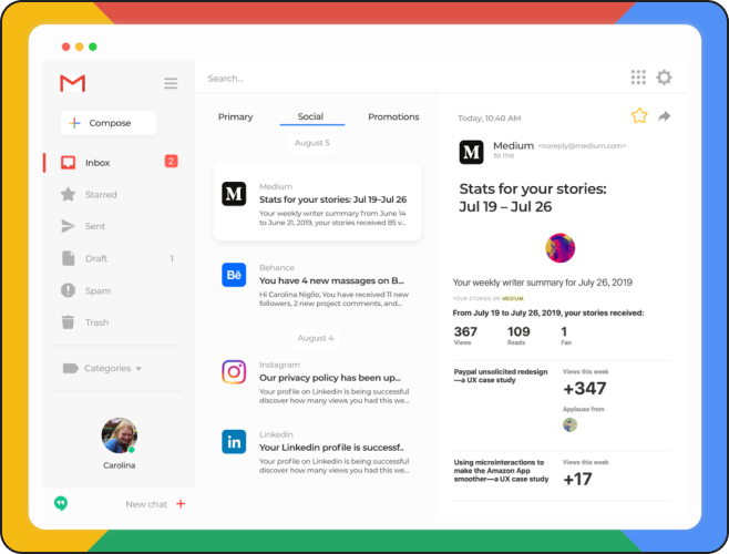Gmail Redesign